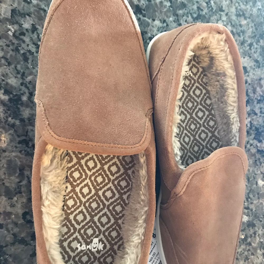 Sanuk Pair O Dice Chill Leather Shoes